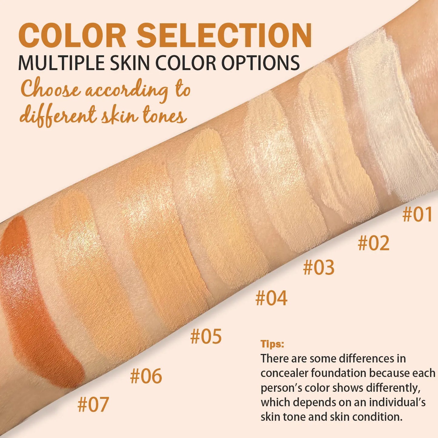 Dual-ended illuminating concealer and foundation stick (with built-in brush): waterproof and sweat-resistant, it glides on for an even, flawless finish, creating a radiant, luminous complexion.