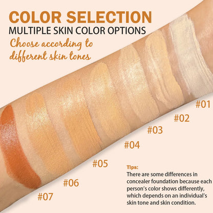 Dual-ended illuminating concealer and foundation stick (with built-in brush): waterproof and sweat-resistant, it glides on for an even, flawless finish, creating a radiant, luminous complexion.