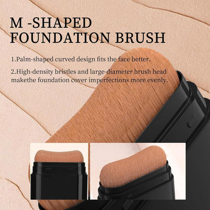 Dual-ended illuminating concealer and foundation stick (with built-in brush): waterproof and sweat-resistant, it glides on for an even, flawless finish, creating a radiant, luminous complexion.